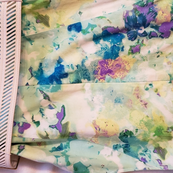 Calvin Klein size 2 pleated multi color party dress - Picture 8 of 11